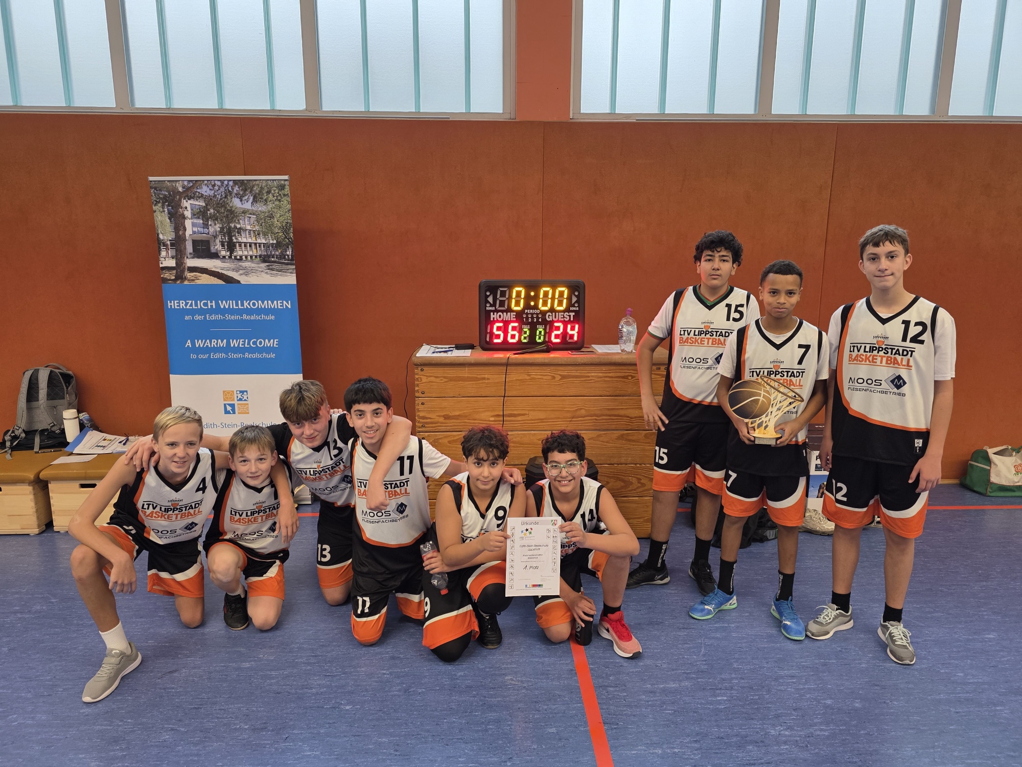 Erfolgreicher Basketballtag für die Edith-Stein-Realschule